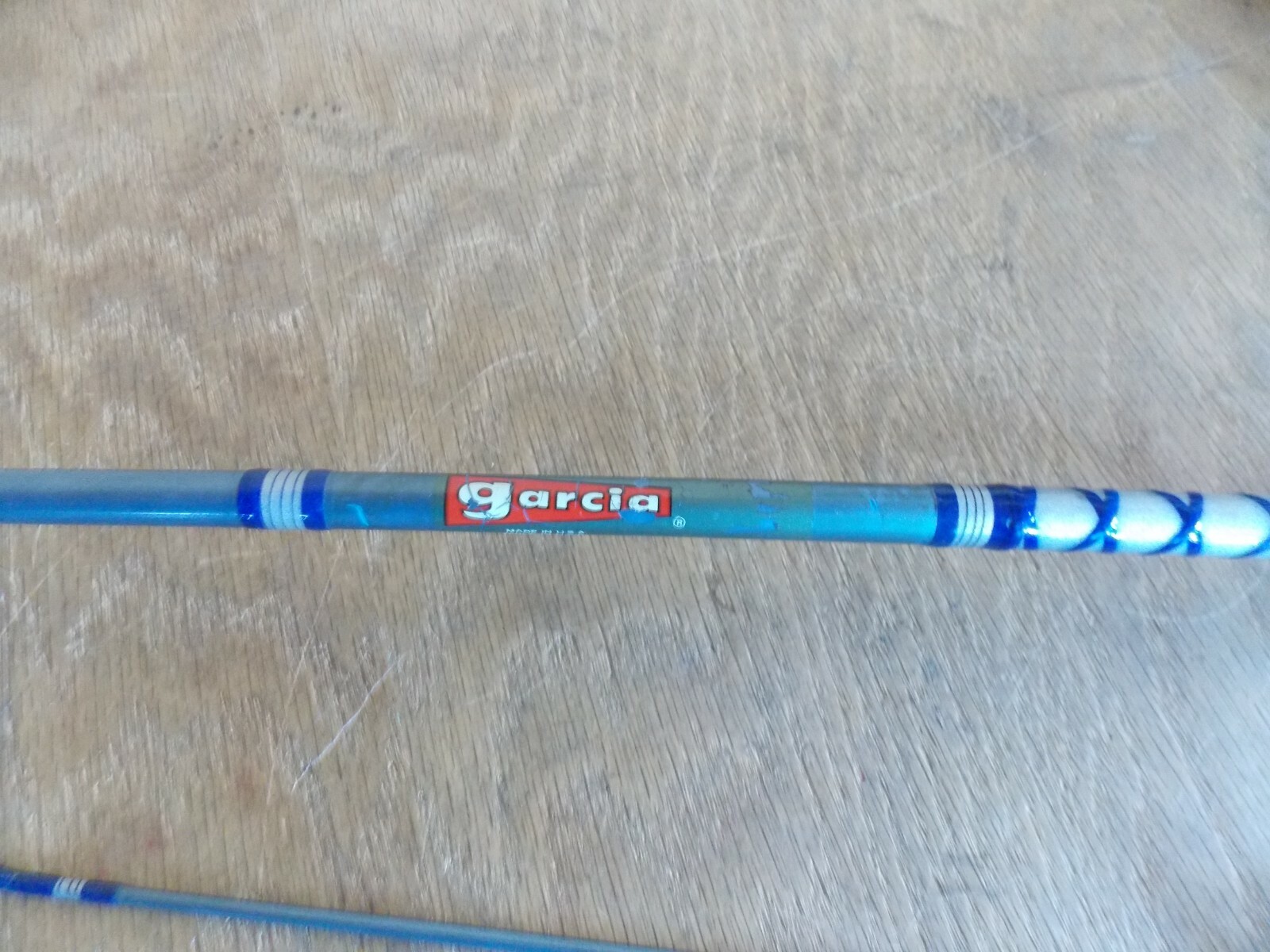Vtg Garcia K5201 BLUE Spinning Rod Light Action Fast Taper 5’7″ (3Pc) 2/24