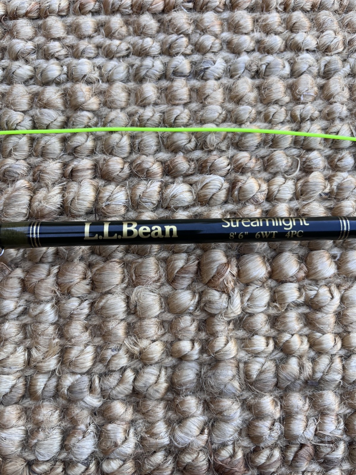 LL Bean Flyrod Streamlight 8’6 6WT 4 piece combo