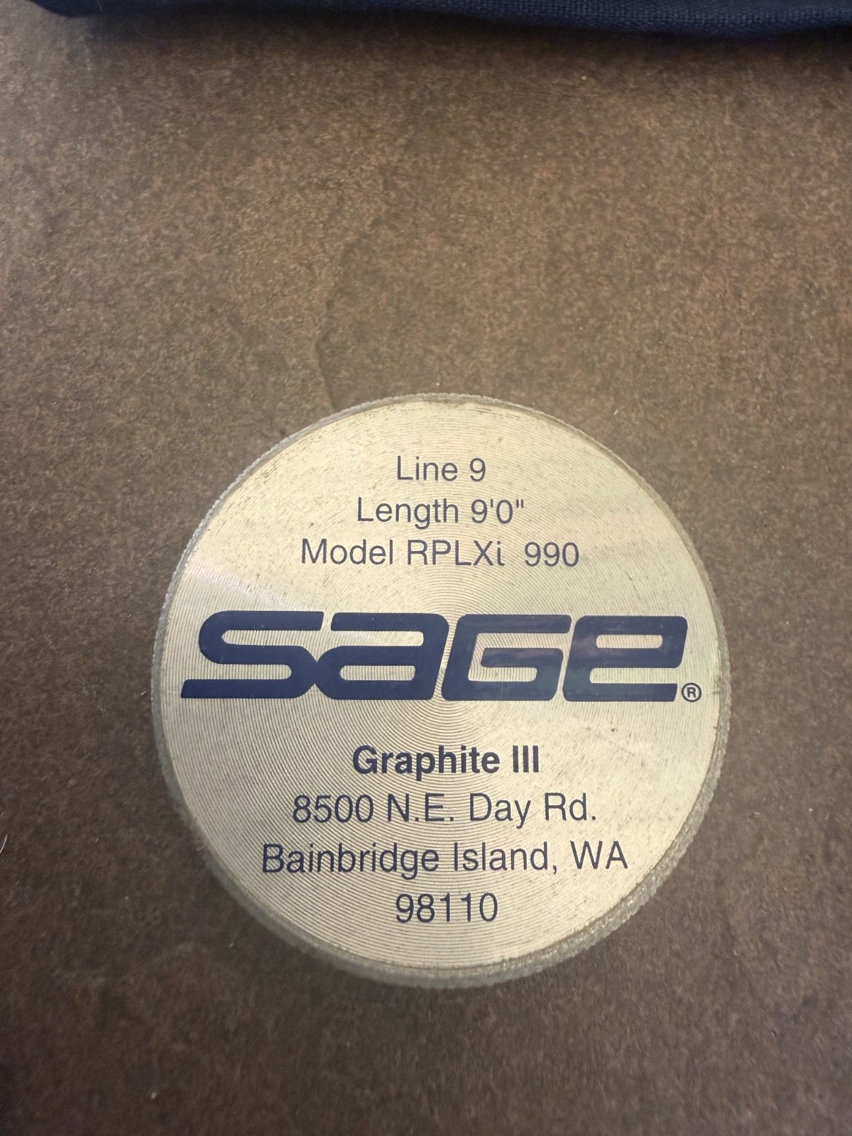 SAGE RPLX I990 GRAPHITE III 2 PCS 9 WT FLY ROD VERY GOOD CONDITION