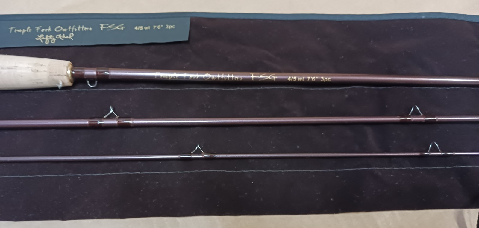 TFO Lefty Kreh FSG 4/5wt 7’6″ 3 Piece Fly Rod