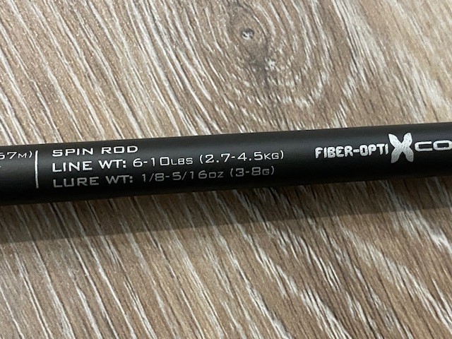 South Bend R2F3-AL56SPB 5’6″ 2 PC Med-Light Spinning Rod