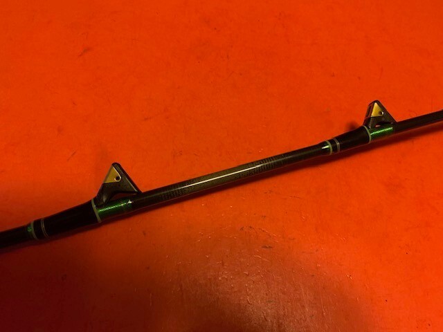 CUSTOM BUILT CALSTAR GRAFIGHTER GX7 7 FOOT 8 TO 20 LB. BAITCASTING FISHING ROD