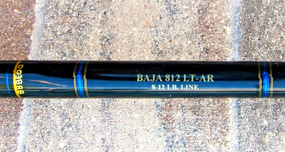 Custom MELTON INTERNATIONAL Live-Bait Rod: 6’6″; 8-12 lb AFTCO LIte-Rollers -NEW