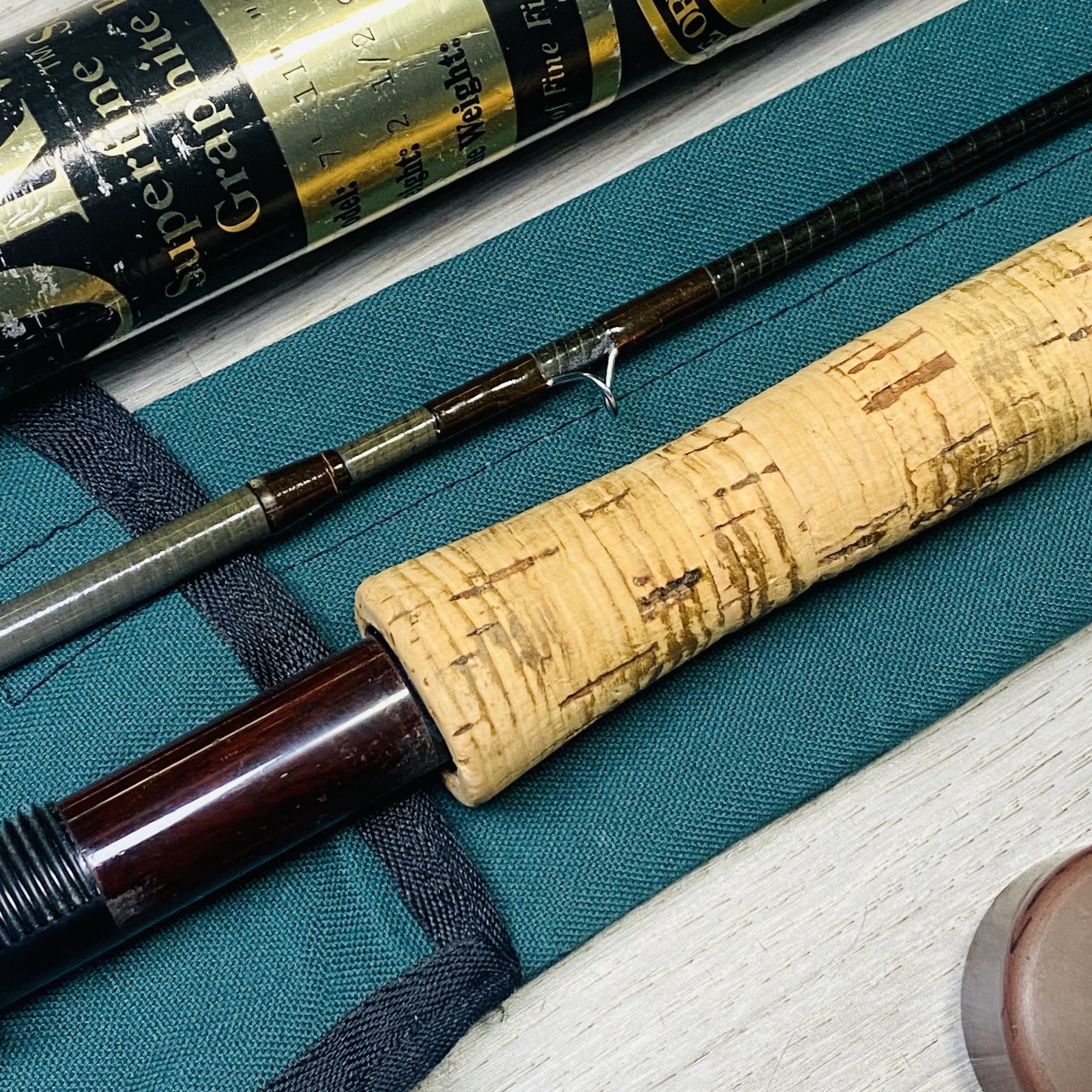 Orvis Superfine Seven Eleven 7’11” 4wt Fly rod w/Tube Socks