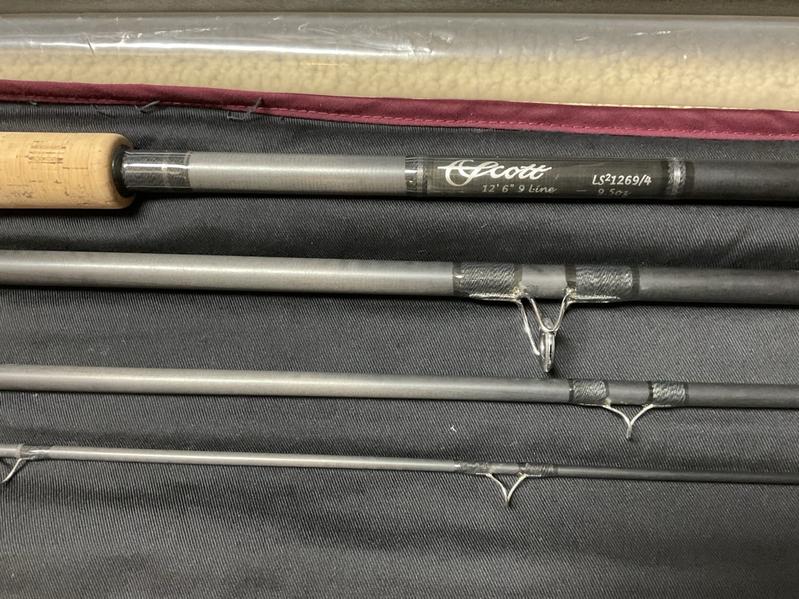UNUSED Scott Spey Fly Rod LS2 1269/4 Shooting Head Special 12’6” 9wt