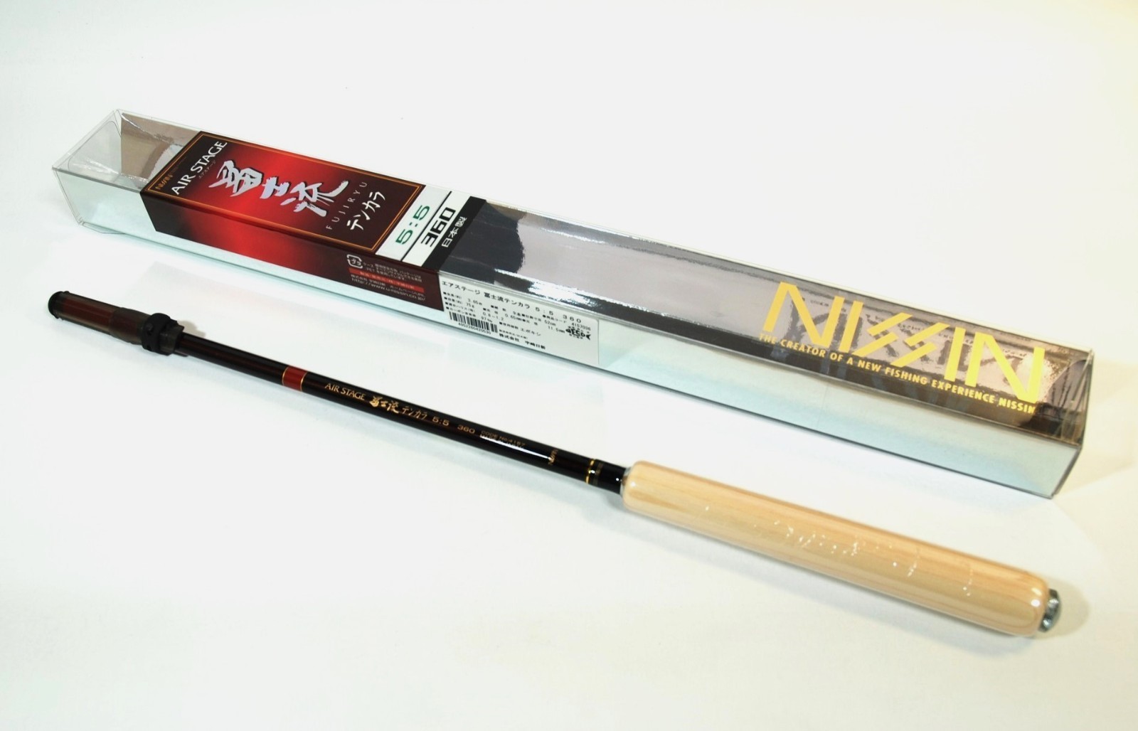 Uzaki Nissin Air Stage Fujiryu Tenkara 3308 3.25m Rod From Japan