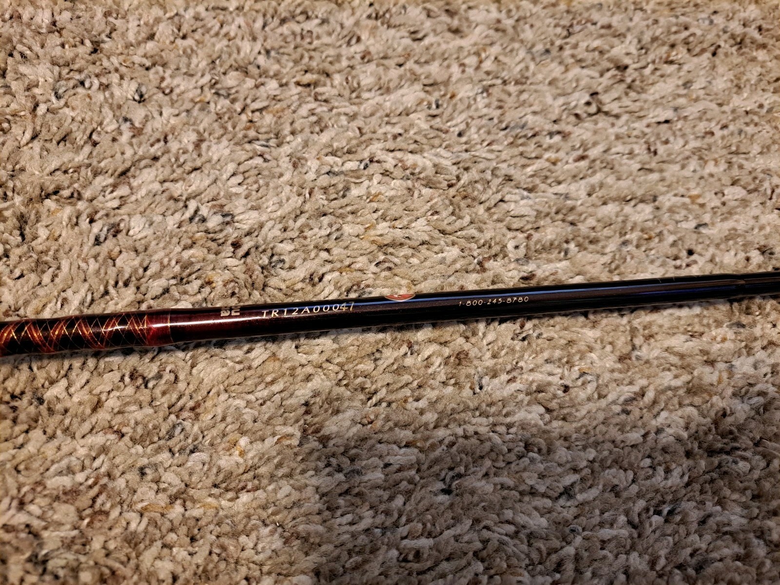 Abu Garcia Bass Tournament 5’6″ BTC56HP Larry Nixon Signed Fishing Rod NOS