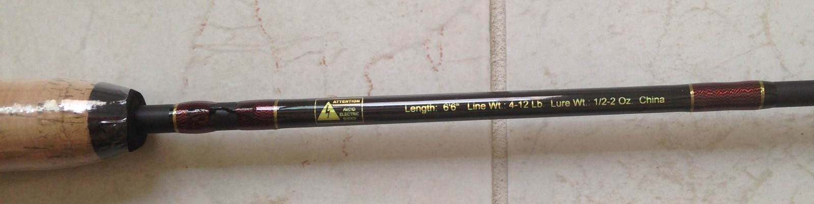 2 Rods Bundle – Graphite Trout Spin Rods – 2 section 6’6″ – Light Guides -New