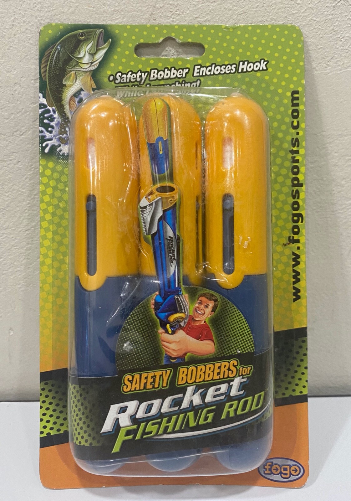 3 Replacement Safety Bobbers Rocket Fishing Rod Kids Encloses Hook