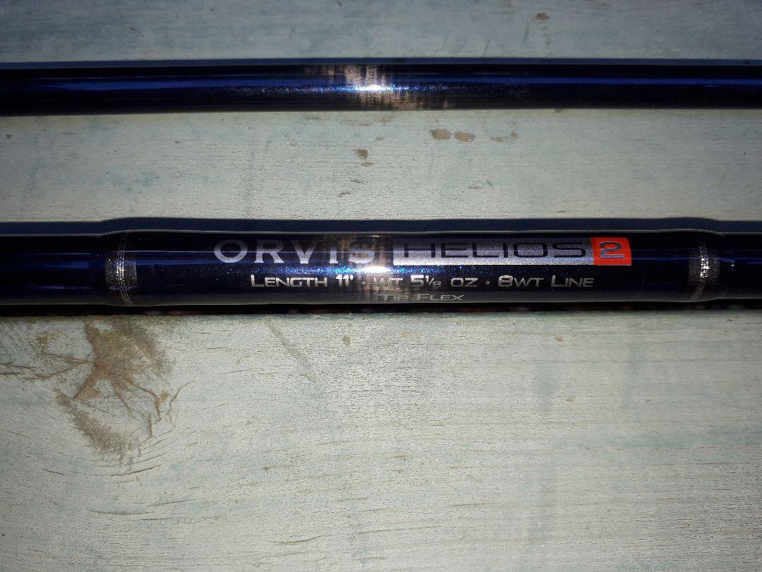 Orvis Helios2 TIEMCO 6ft 2WT LINE MID FLEX Fly Rod Used Fabric case