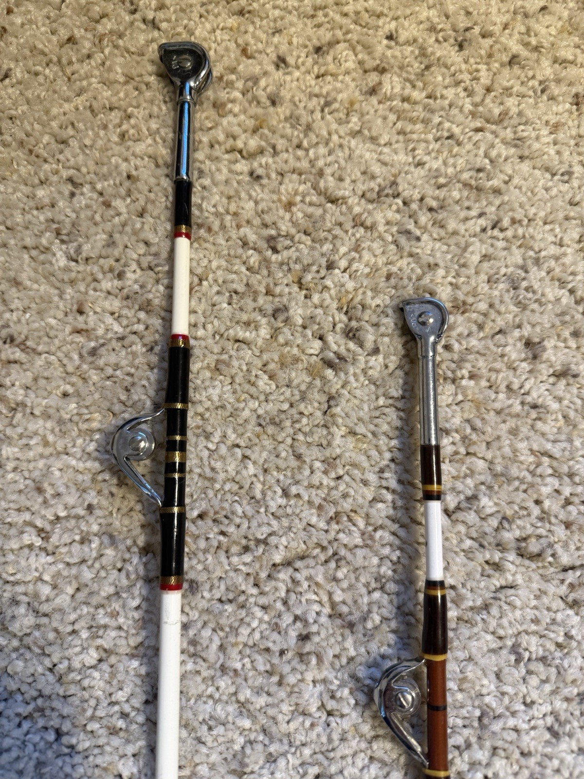 Lot of (2) Big Game Saltwater Rods, Penn International & Fenwick Fenglass