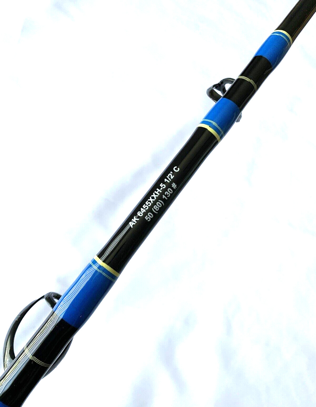 Seeker AK6455XXH-5 1/2’C Alaskan Series 50(80)130Lb Halibut 5.5F Fishing Rod USA