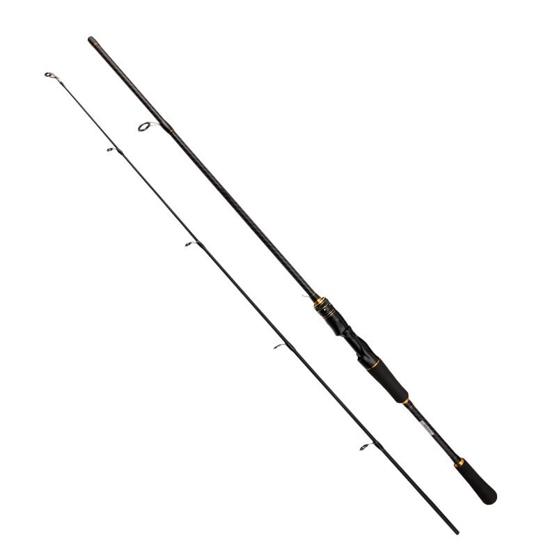 1.65M/1.8M Carbon Fiber Fishing Rod Spinning Casting Fishing Rod Pole 2 Sections