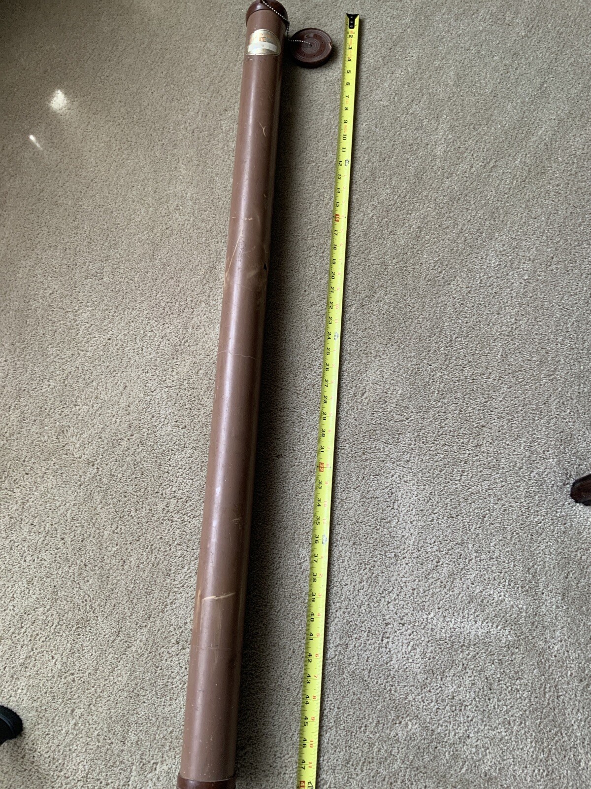 Vintage Ted Williams IV Rod Case Very Rare Plastic Small Crack