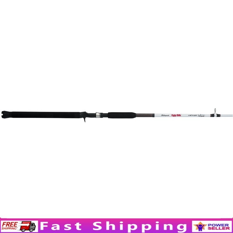 8ft Catfish Fishing Rod Medium Heavy 15-30LB Durable Clear Tip Construction New