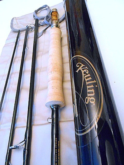 E.L. KEULING ROD CO 10′ 5WT. DOWN-LOCKING 4PC CARBON FIBER FLY ROD 2026 USA