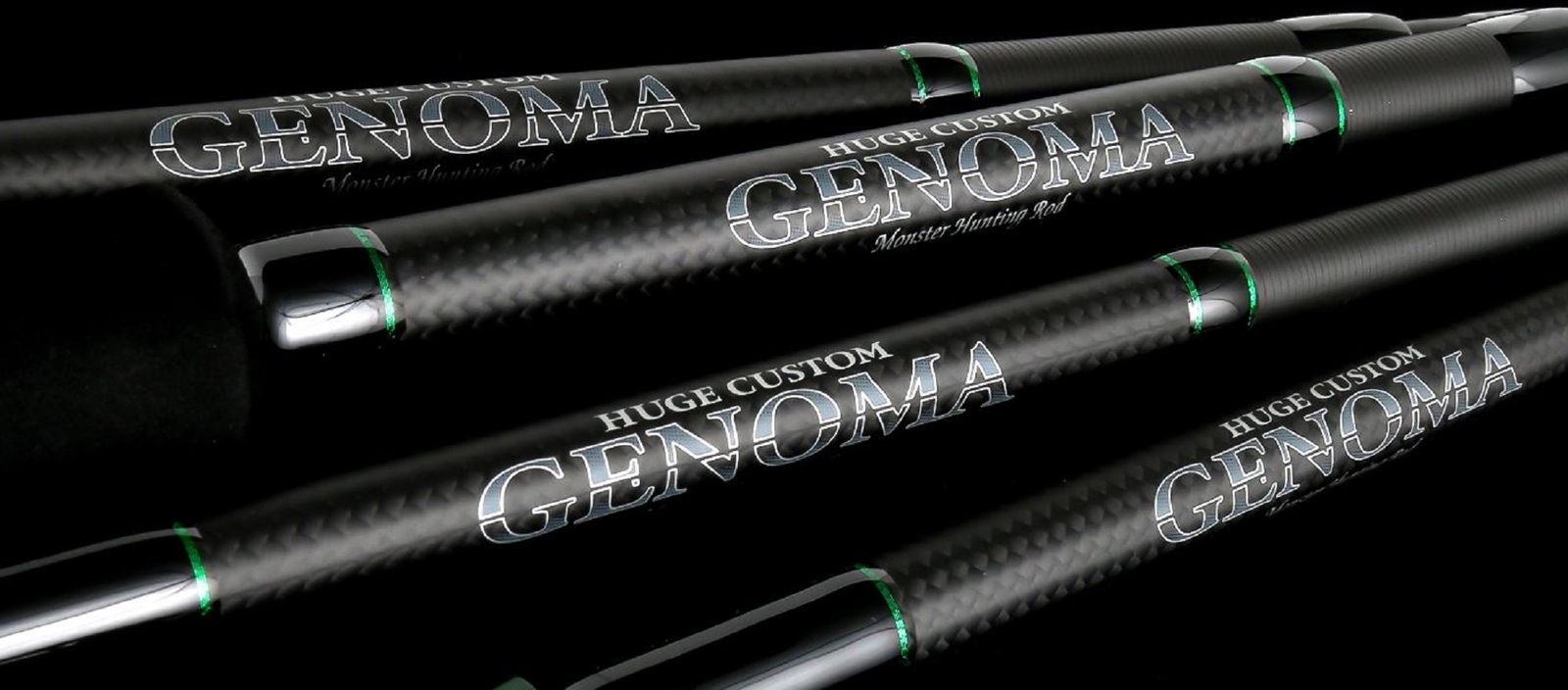 Deps Rod Baitcast Huge Custom Genoma HG2-58RF 3 piece (2728)