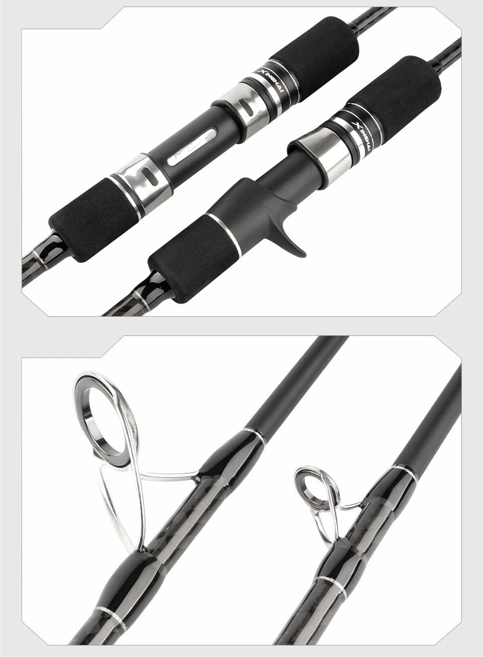 Slow Jigging Rod 1.83M/1.91M Spinning/Baitcasting Sea Fishing Boat Fishing Rod