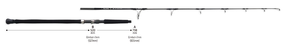 Ripple Fisher Ocean Arrow 6615 Jigging for Monster Spinning Model Fishing Rod