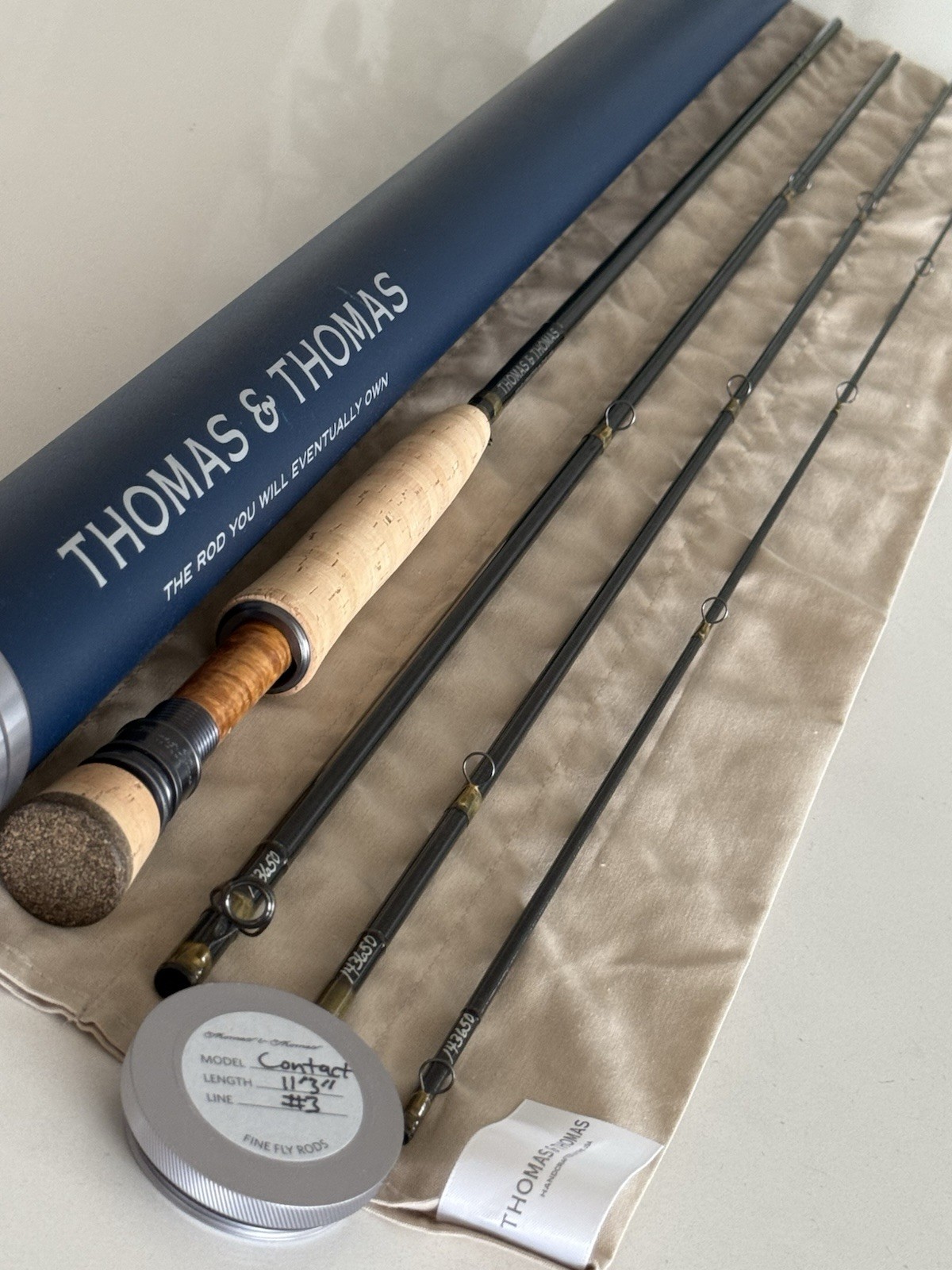 ** BEAUTIFUL**🔥 Thomas & Thomas CONTACT 3wt 11’3”in~4pc Fly Rod!!🔥~LQQK~🔥