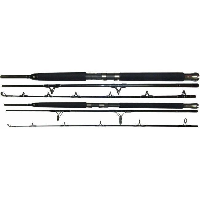 Tsunami Trophy 3pc Travel Rod Saltwater Spinning Striper Boat 7′ TSTBS-703H