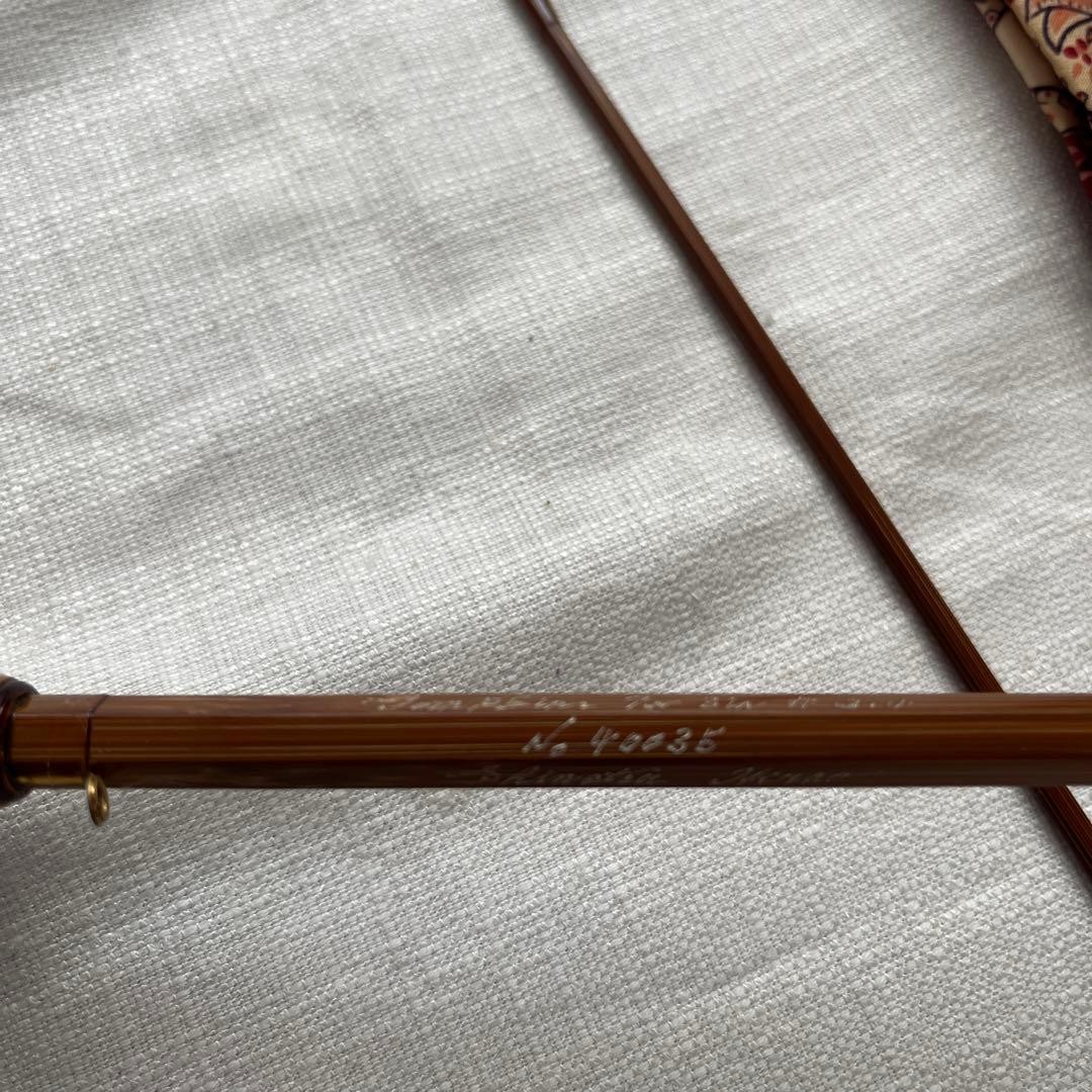 Hirao Bamboo Fly Rod 7ft 3in #3-4 2-Piece Handcrafted Used, No Damage