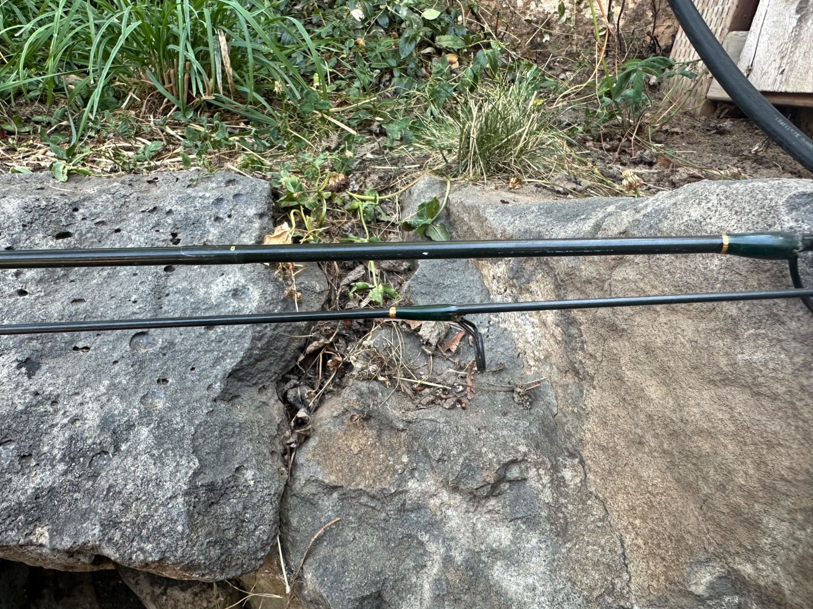 LL Bean Double L Spinning Fishing Rod 2 Piece IM6 Graphite 6′ Model LLS601-2