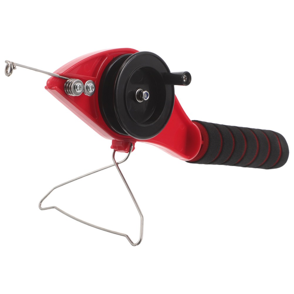 Mini Ice Fishing Rod Casting Poles Pen Non-slip Grip Handle Gear