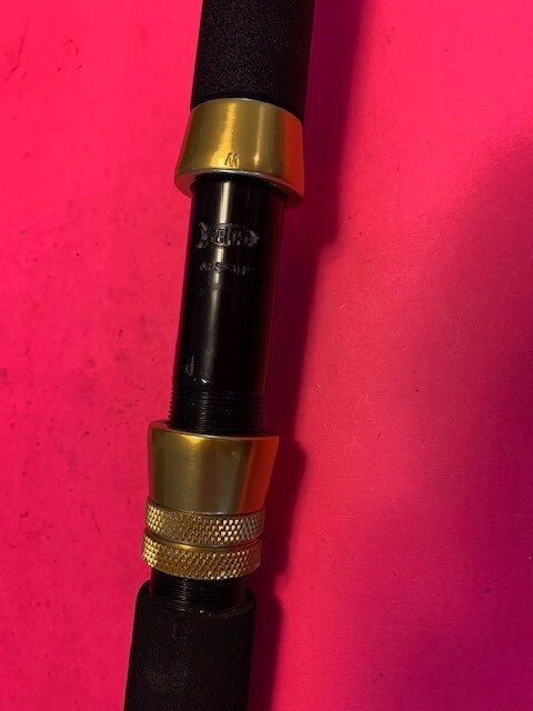 CUSTOM SABRE 6455XXH 5 FOOT 9 INCH 50 TO 120 POUND RATED TROLLING FISHING ROD