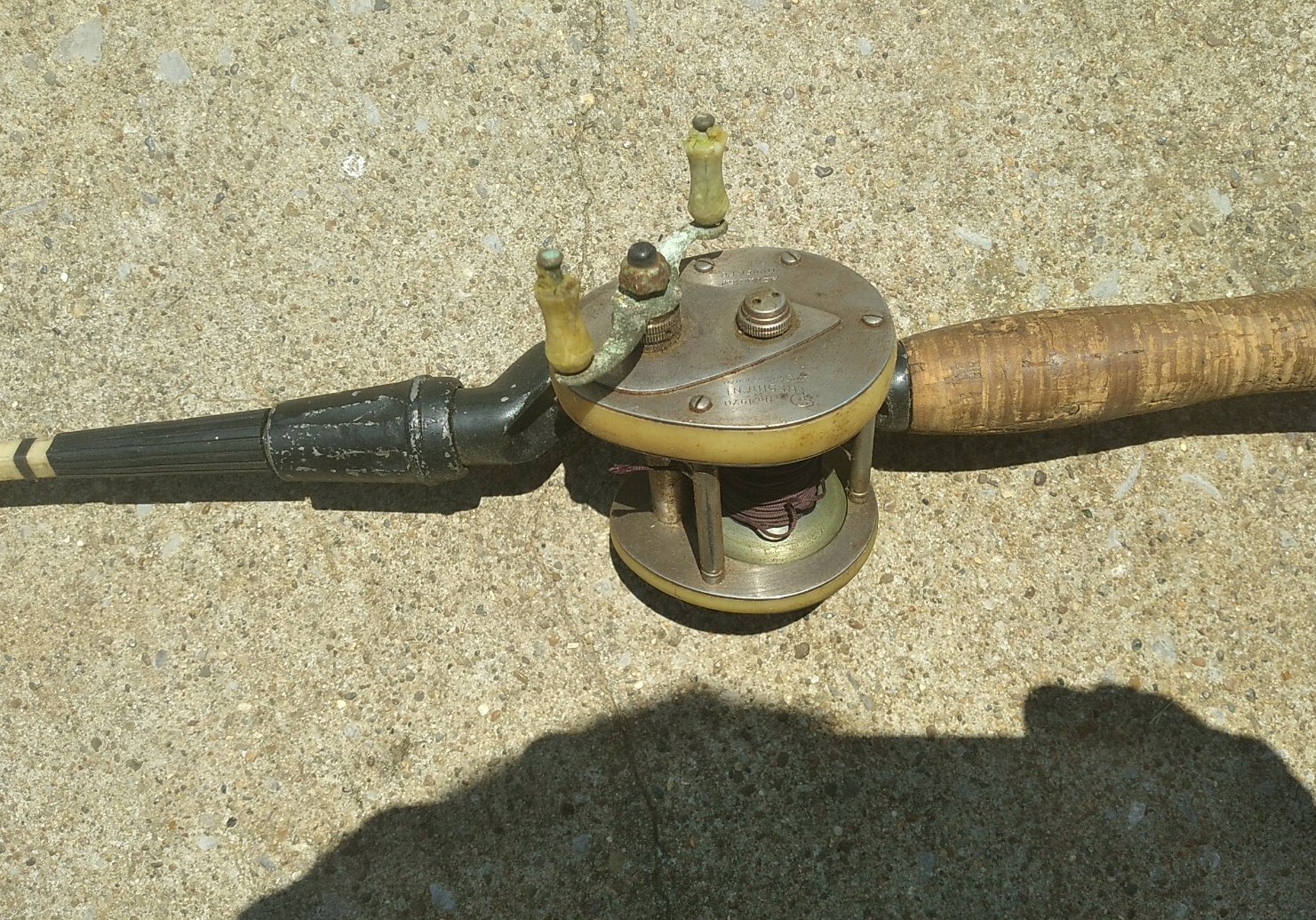 Vintage Shake Speare No 1970 Real And Thaniom Square Butt Rod
