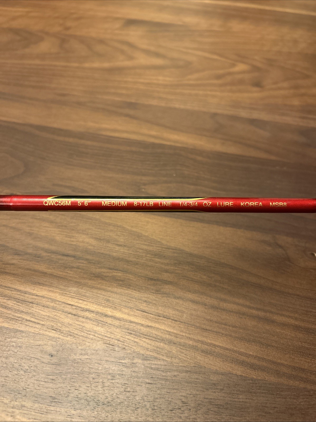 Quantum Lite QWC56M Medium Action Casting Fishing Rod 5’6″ 1 Piece L19