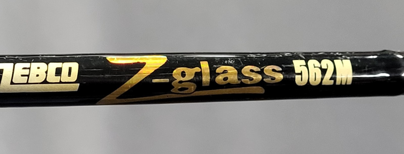 Zebco Z-Glass 562M Bait Cast Rod, 2pc 5’6″ Med, 4 Guides, Excellent Condition