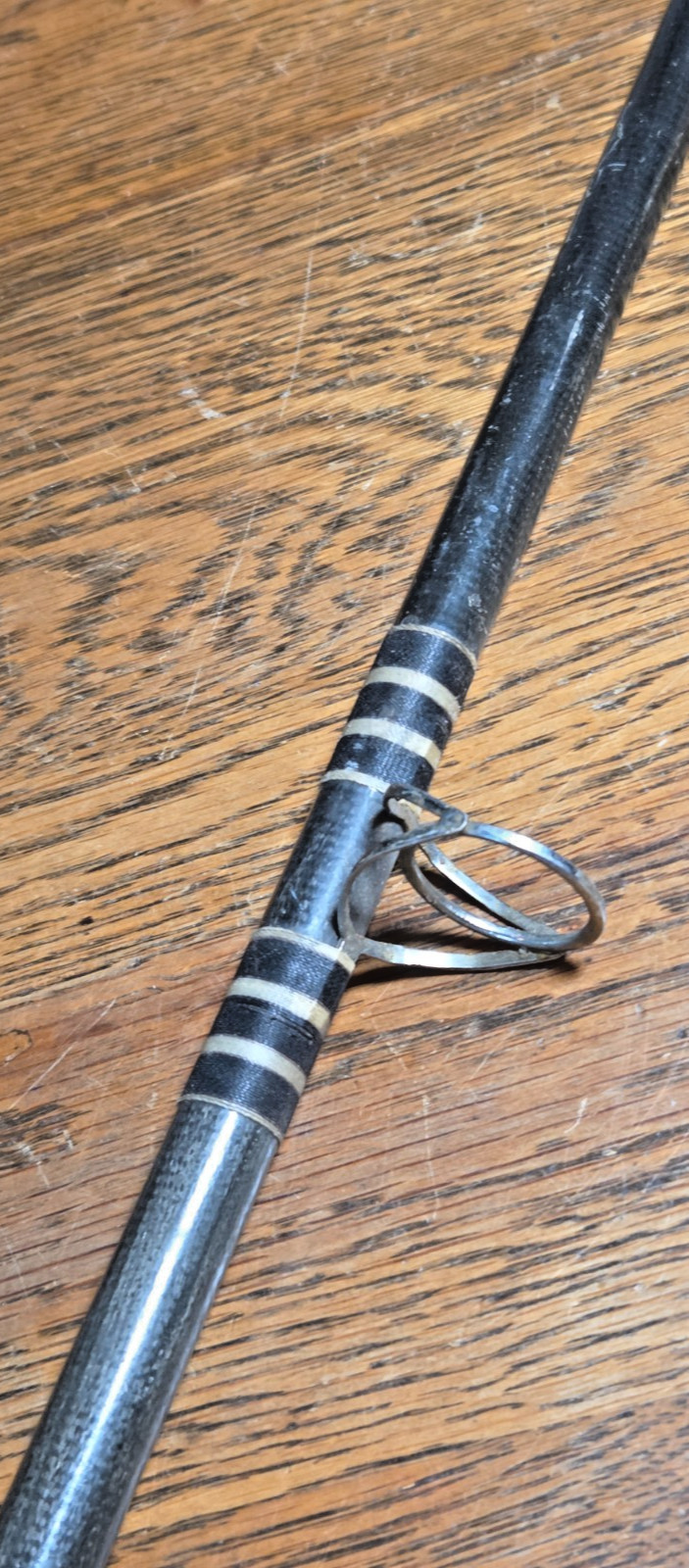 Vintage Maximus Wood Handle 1-Piece 7′ Boat Trolling Fish Rod