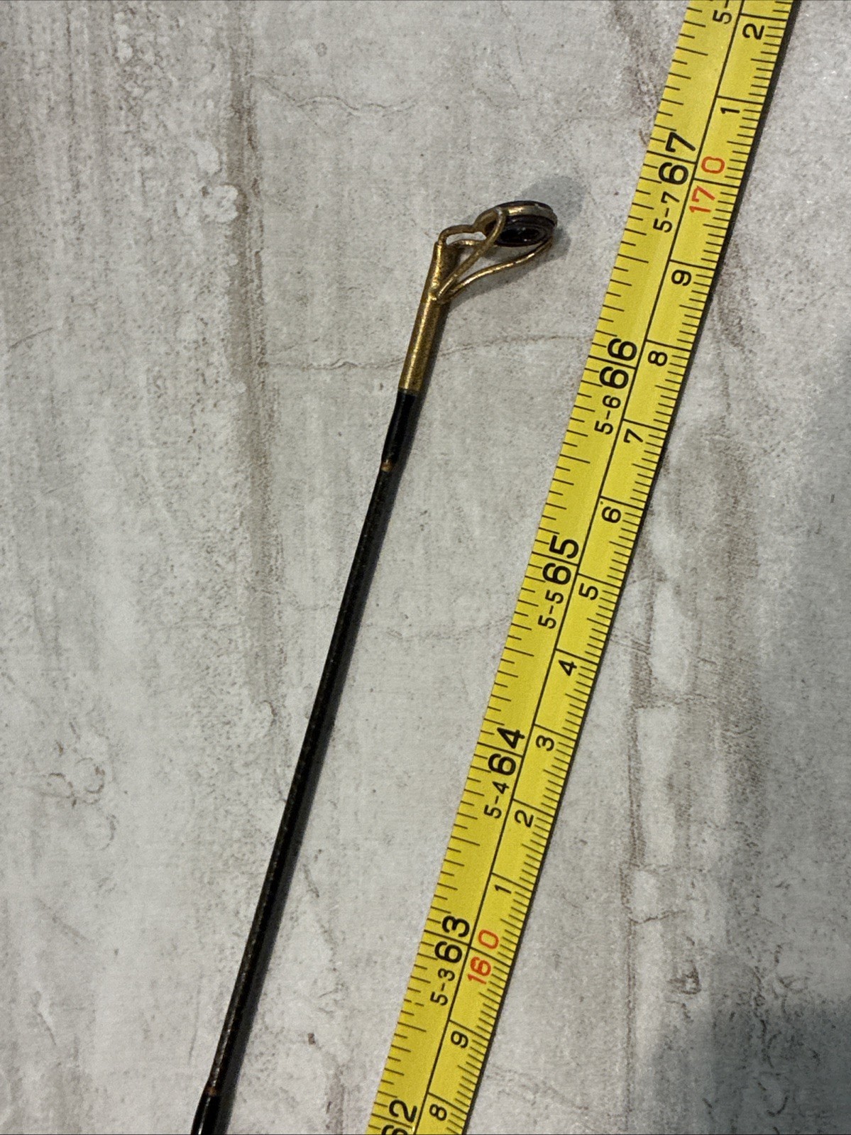 Vintage Early Bass Pro Shops Graphite Gold Casting Fishing Rod 5’-6” Used Cond