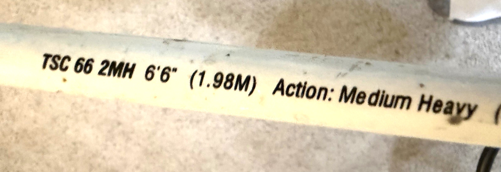 Shakespeare Tiger Spincasting TSC 66 2MH 6’6” Meadium Heavy Action Fishing Rod.