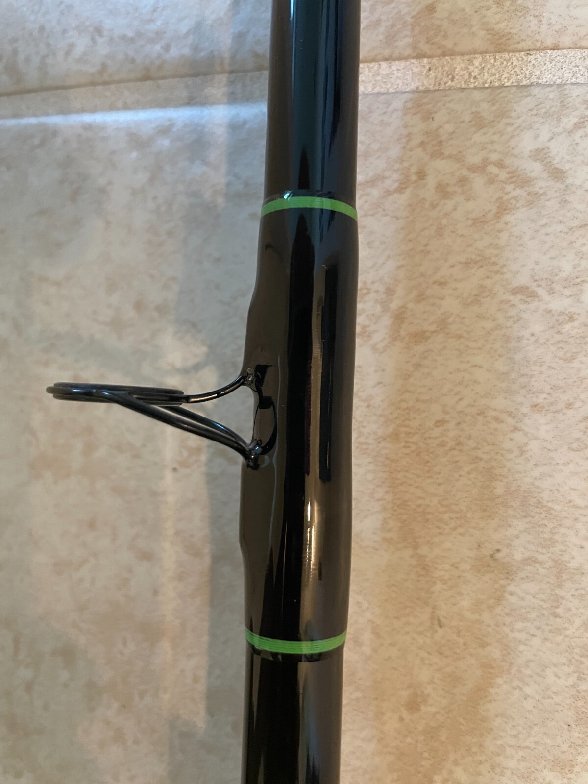 One of a Kind Custom Rod 8 ‘ 30-50 H Black Green Custom touches