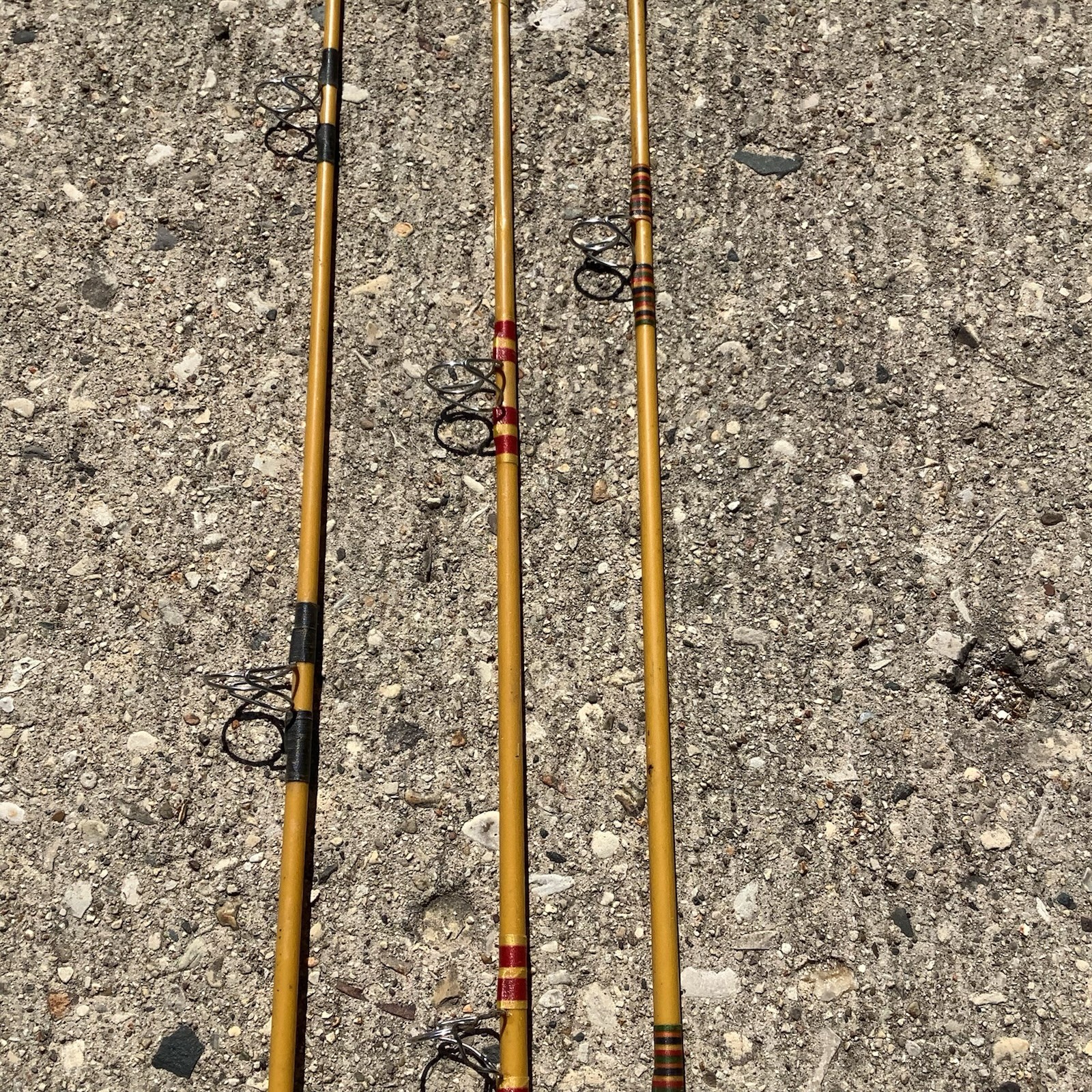 3 Vtg FENWICK, FL102-7 8.5 FT,FL90-5 7’3 1/2”,FL96-7 7’4 1/2”GLASS 2 PC ROD