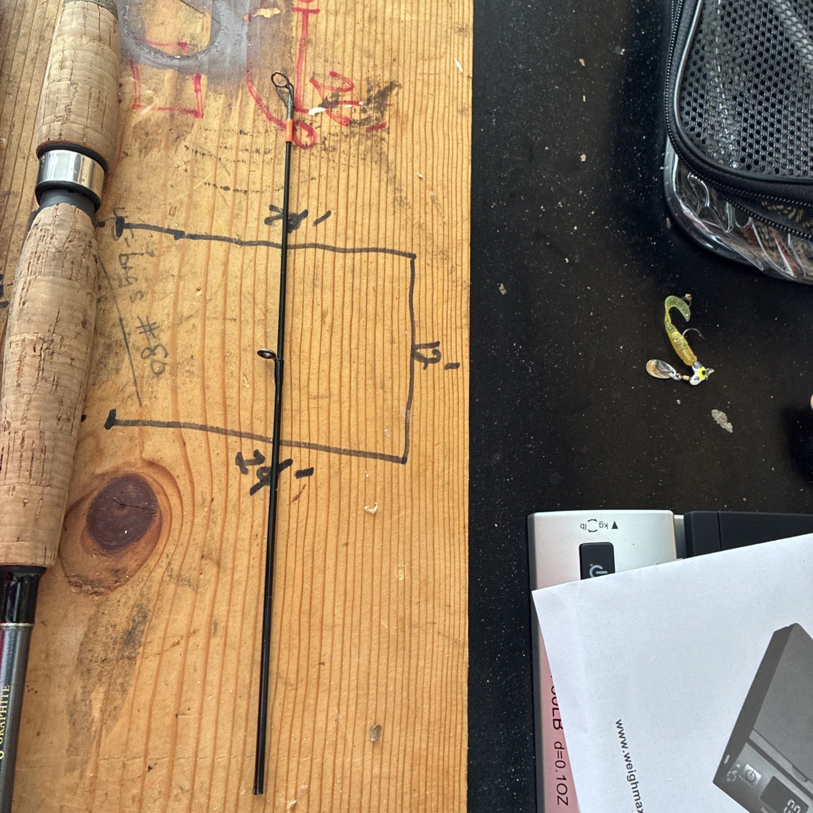 2 Broken Spinning Rods TFO , and Pflueger IM-8. Handles Only with no damage.