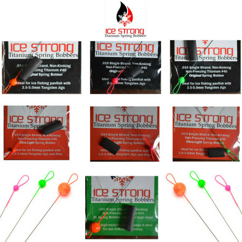 Ice Fishing Spring Bobber – Ice Strong Titanium (Multiple Variations)