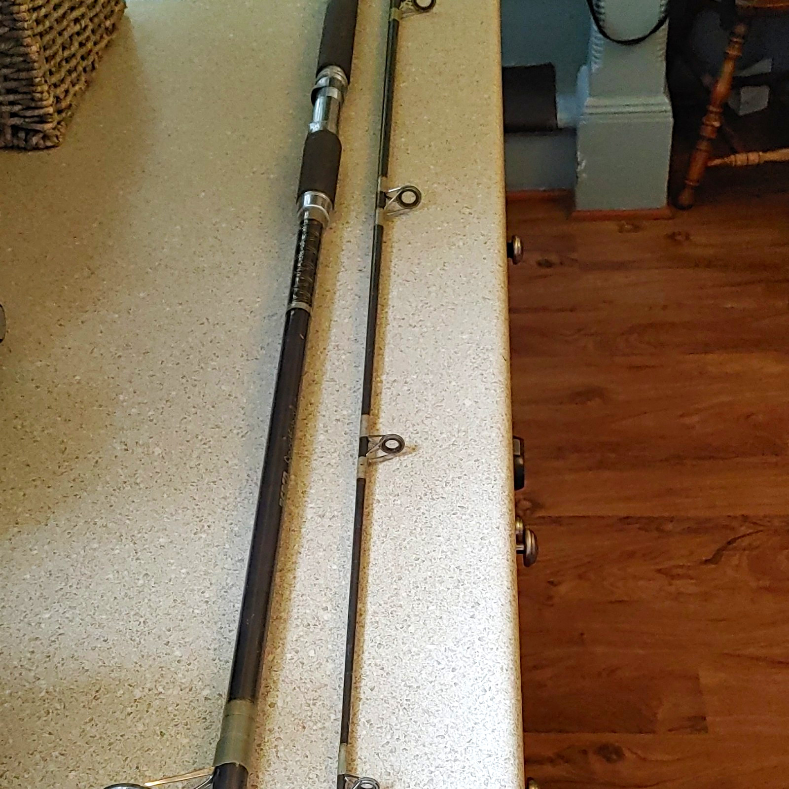 Zebco Sportfisher Series Spinning Rod 7ft 2pc Graphite MH 12-25lb 6 Guides
