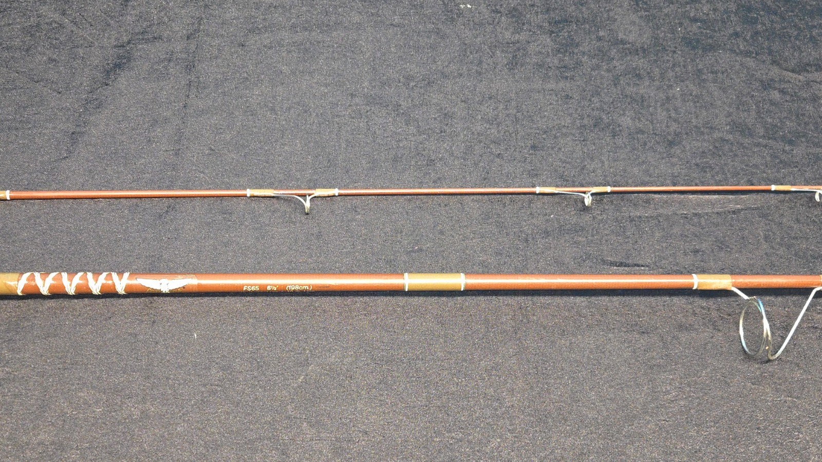 Vintage FENWICK FS65 Spinning 6’6″ Rod USA 4-10 lb test Fishing Cork Pole