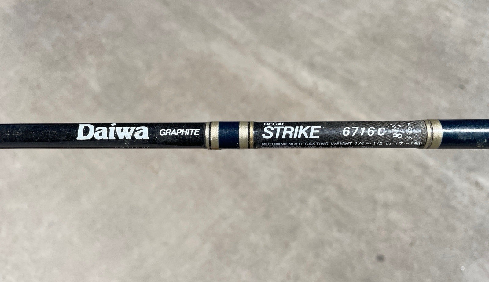 Vintage Daiwa Regal Strike 6716C 8 1/2’ Casting Fishing 2-pc Steelhead Rod