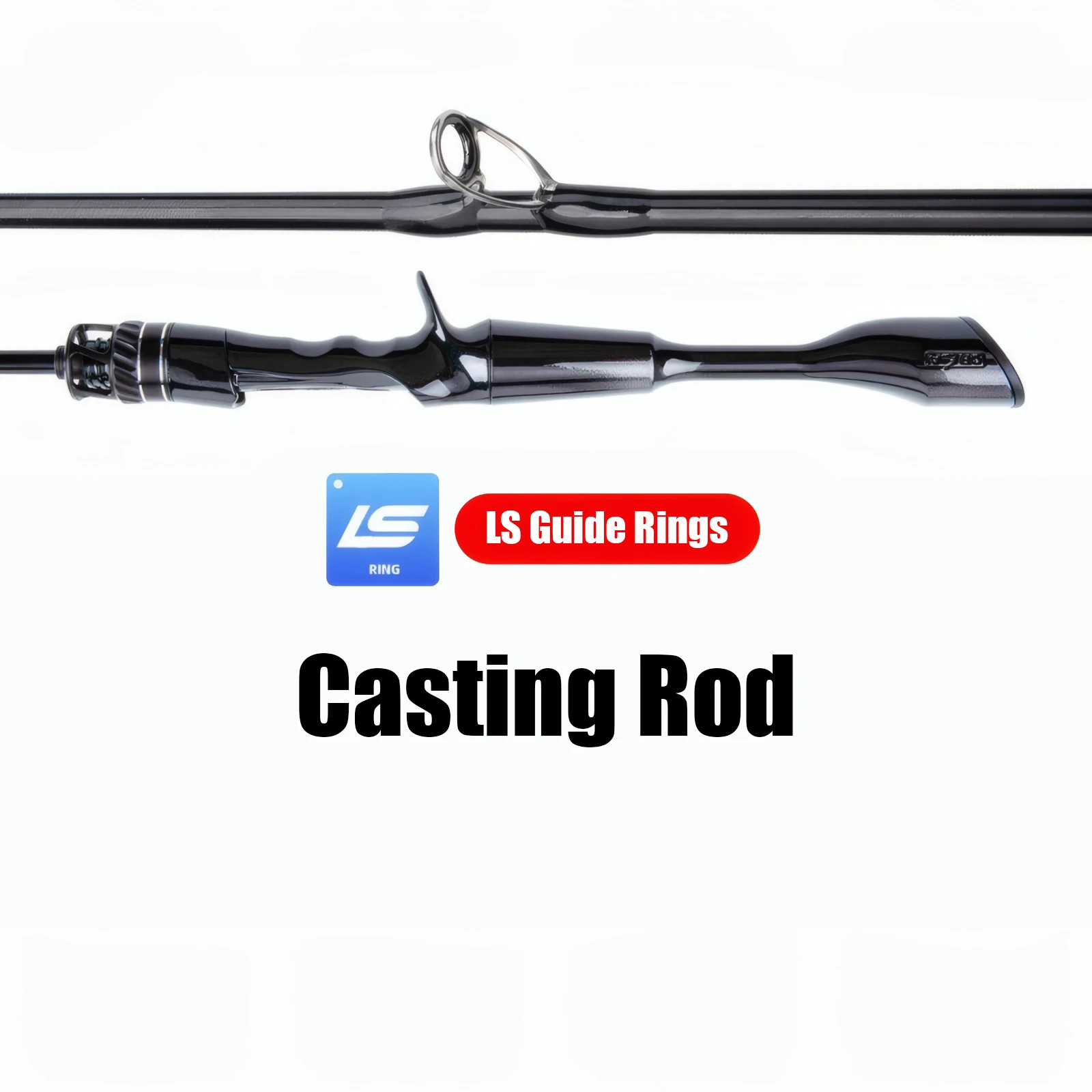 30T Carbon Fiber Lure Fishing Rod 2-Piece UL/L Fast Action Trout Carp Pole