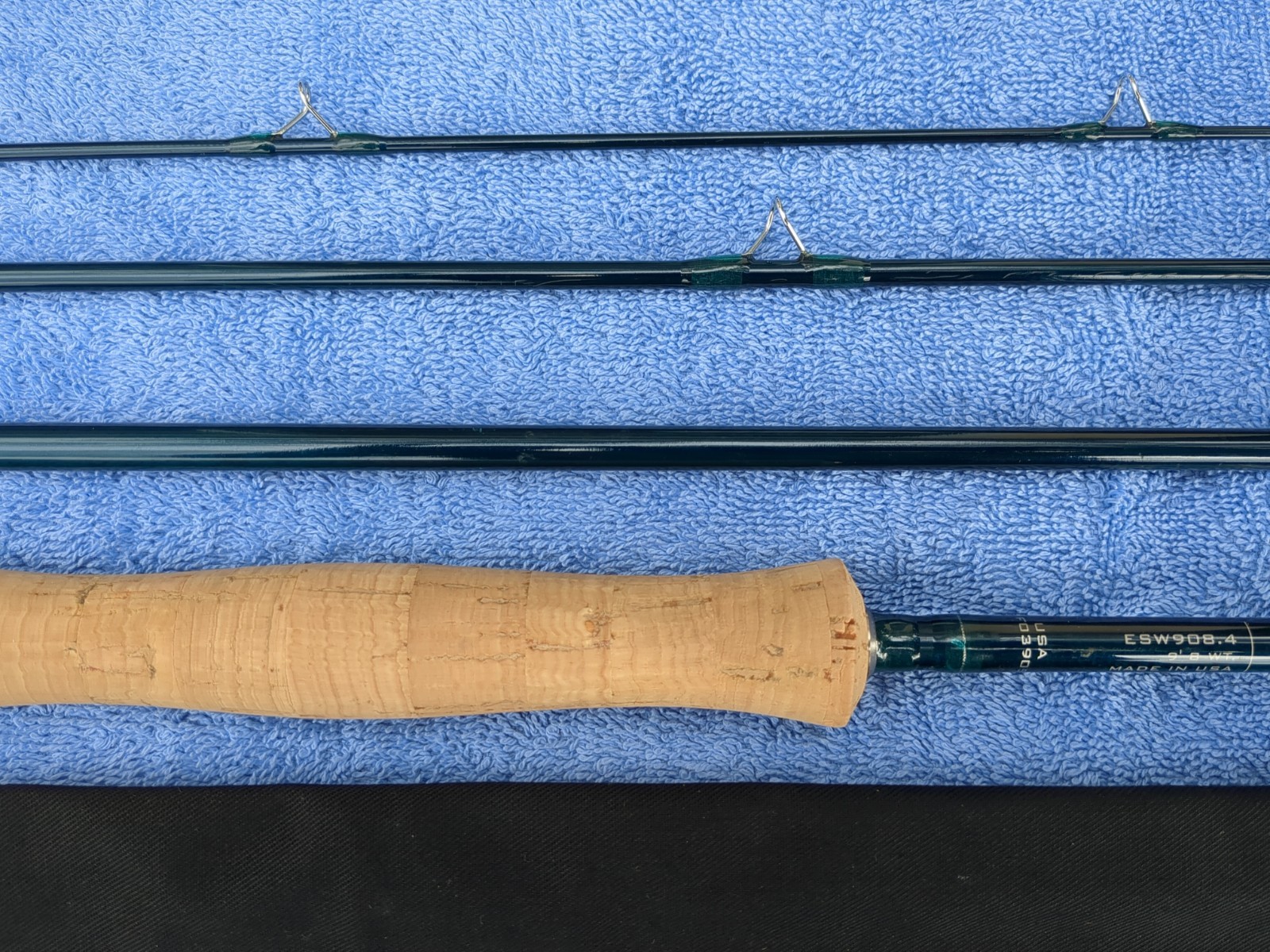 St Croix Rod, Legend Elite Saltwater Fly Rod, 9′ 8wt, ESW908.4, USA NF03905 Case