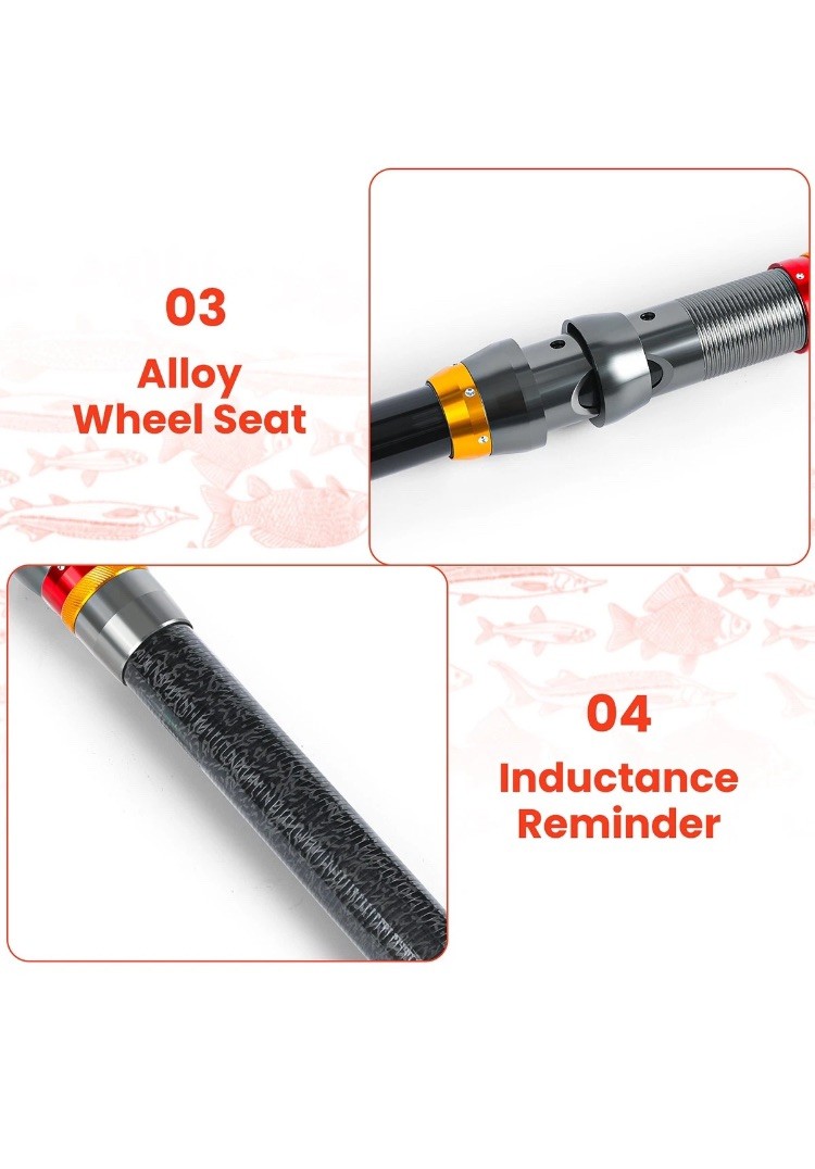 Telescopic Carbon Fishing Rod High Quality carbon fiber Spinning Fishing Rod