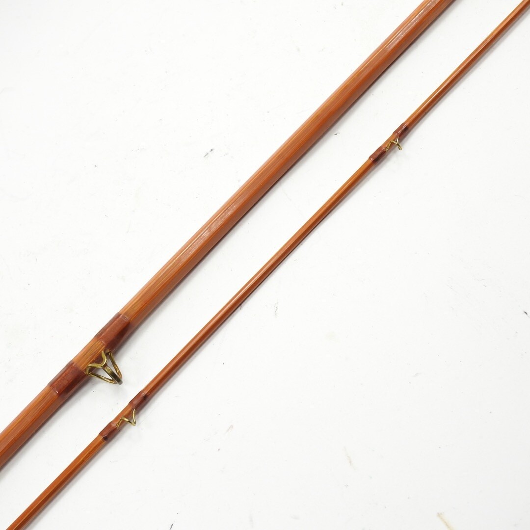 Custom-Built Bamboo Fly Fishing Rod. 8’ 6wt. W/ Wood Case. Drew Spanogle Maker?