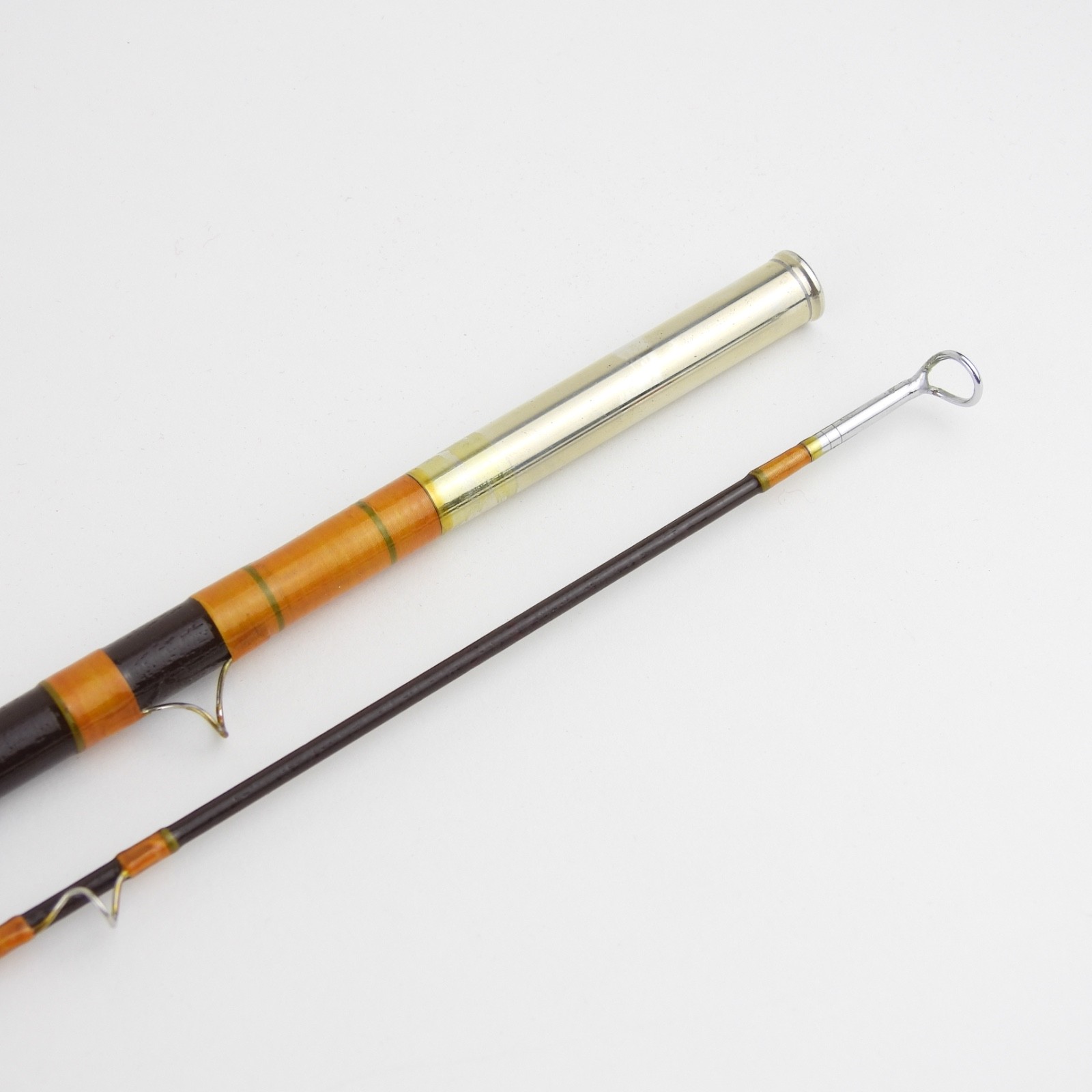 Heddon “President” Fiberglass Fly Fishing Rod. 7’ 6”. 6-7wt. W/ Tube & Sock.