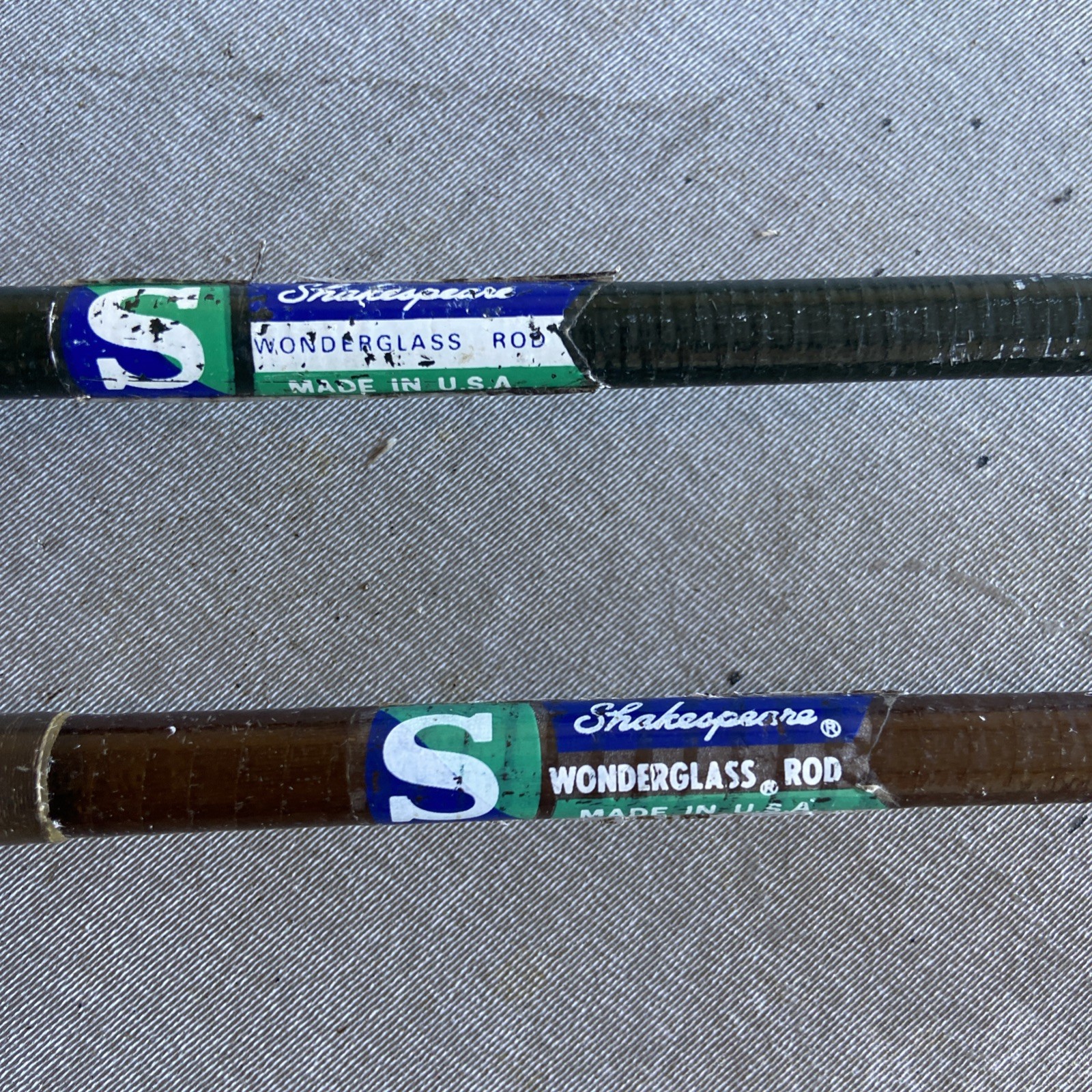 2x Shakespeare Wonderglass Spin cast 5’6” Casting Fishing Rods