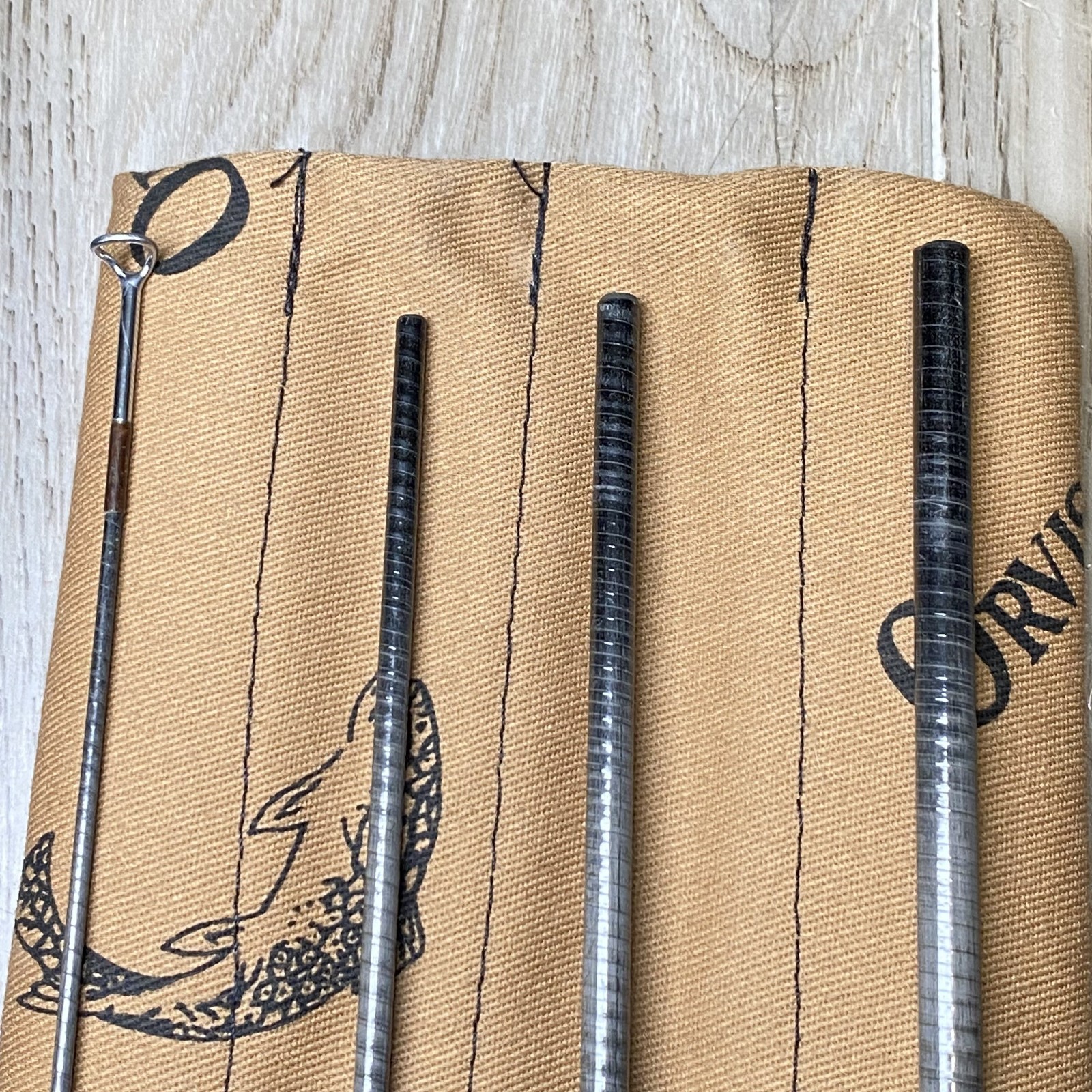 Orvis Tight Loop Fly rod 8ft #4 Line 4pc w/Tube Case Sock
