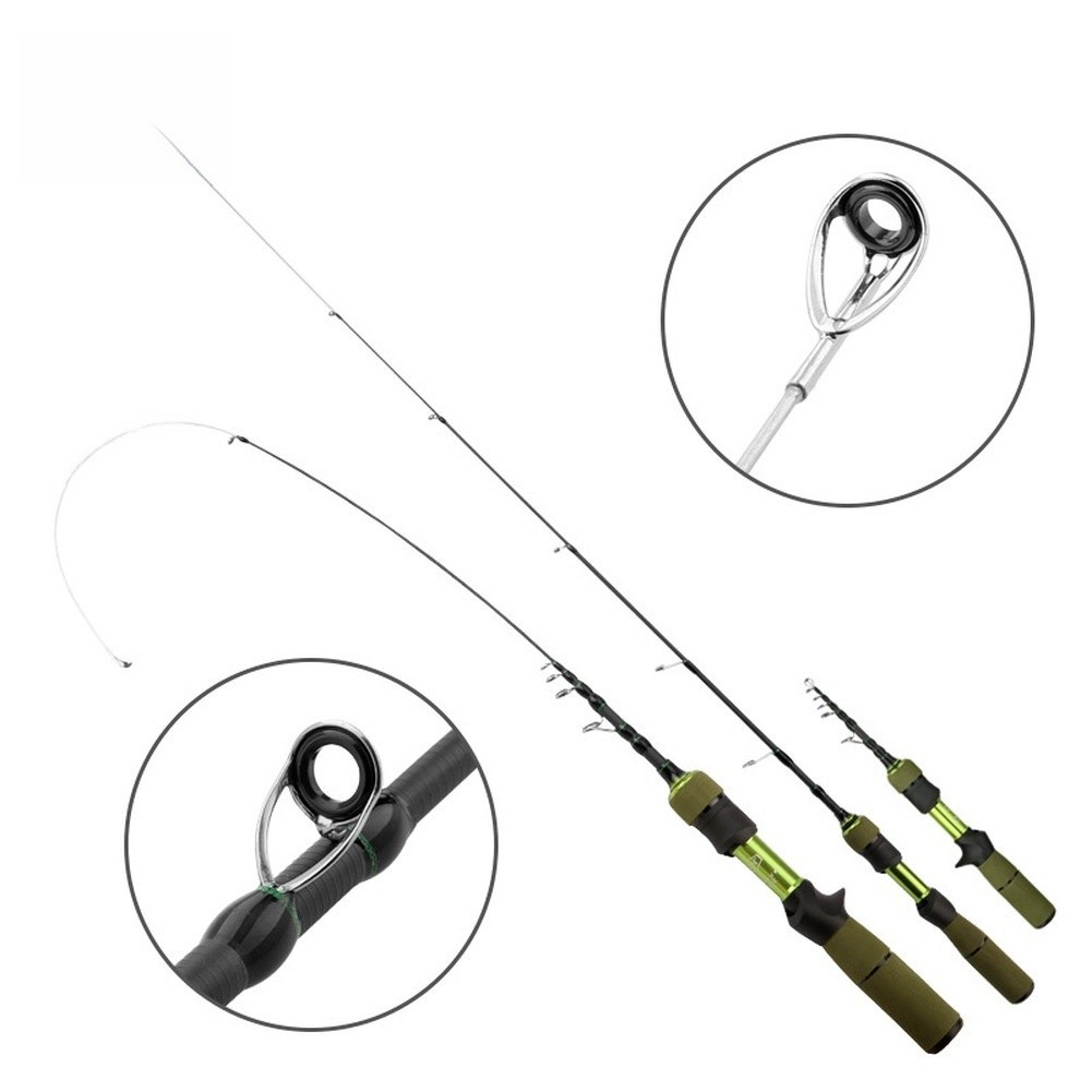 18M Carbon Telescopic Fishing Rod UL with Comfortable Grip and Large Guides